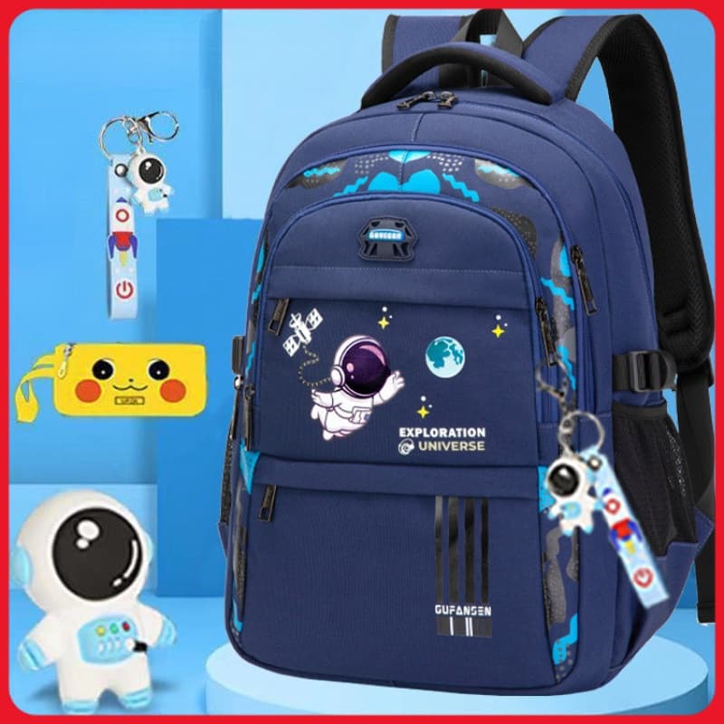Bolsa escolar infantil à prova d'água de grande capacidade/bolsa escolar infantil astronauta/mochila infantil mochila in