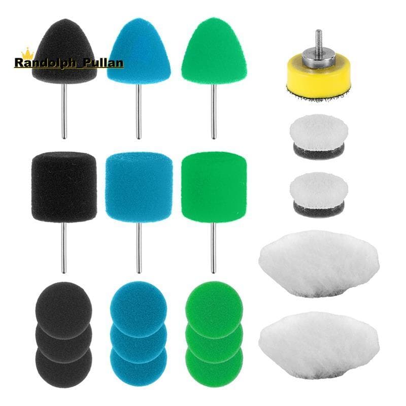[Concessional H] 20 Unidades De Mini Almofadas De Polimento , De Pequena Área Para Detalhes De Carro , Polidoras De Lã D