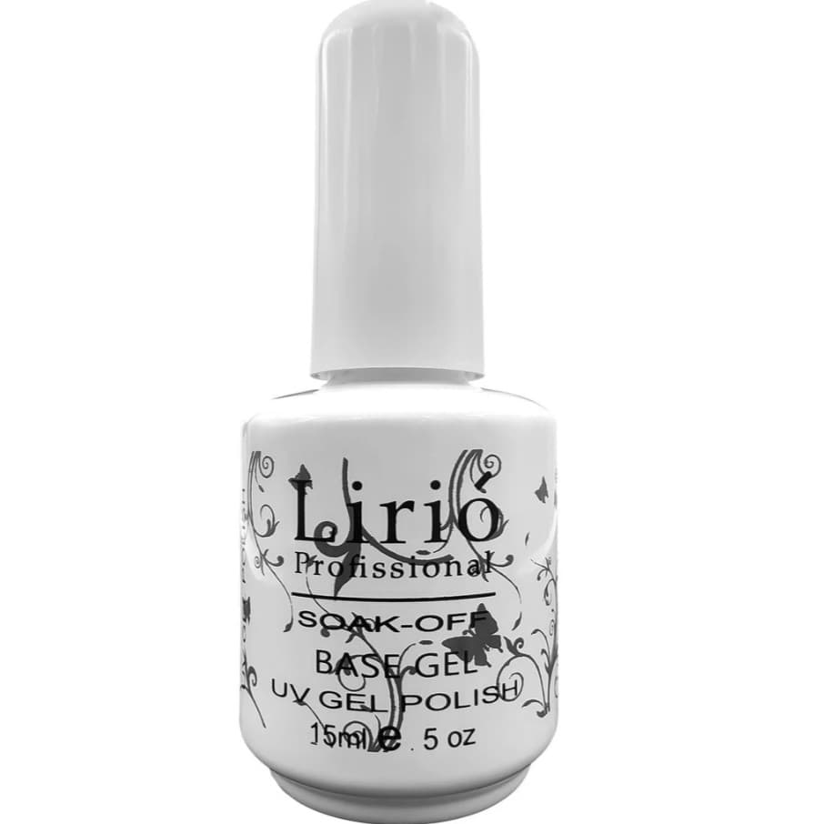 Base coat lirio Gel Base Coat Seca Na Cabine Lirio Unhas Acrigel Fibra Primer led uv