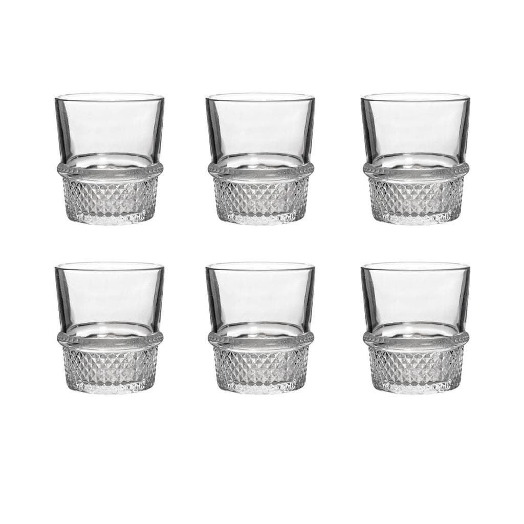 Conjunto de Copos de Vidro Sublime de 320ML com 6 Peças
