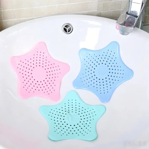 Tampa De Silicone Ralo Pia Tampa Estrela Cozinha Banheiro Universal Filtro