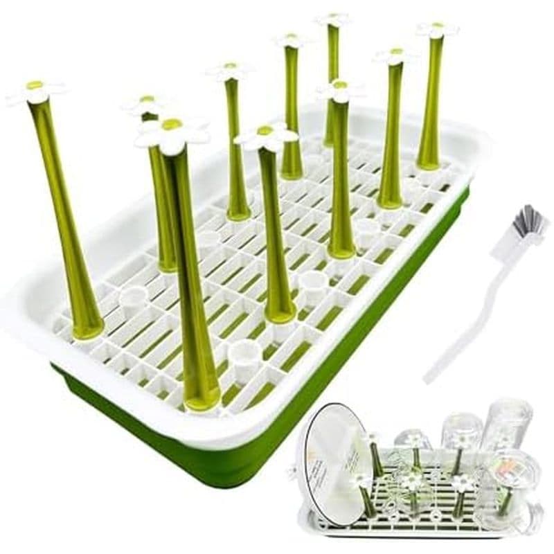 Rack De Secagem Grande Removível Para Garrafas De Água , Balcão De Cozinha Vertical De Copos , Canecas Isoladas , Mamade