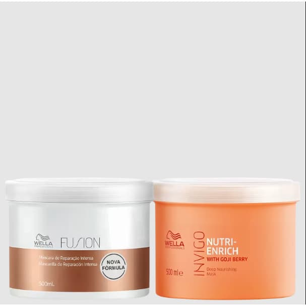 Kit Wella Professionals Fusion + Invigo Nutri-Enrich Masks (2 Produtos)