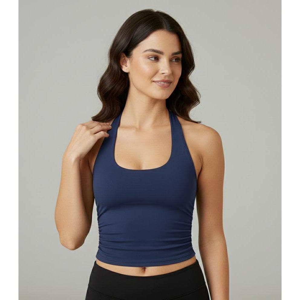 Cropped Fitness Feminino Frente Única Ajuste ao Corpo