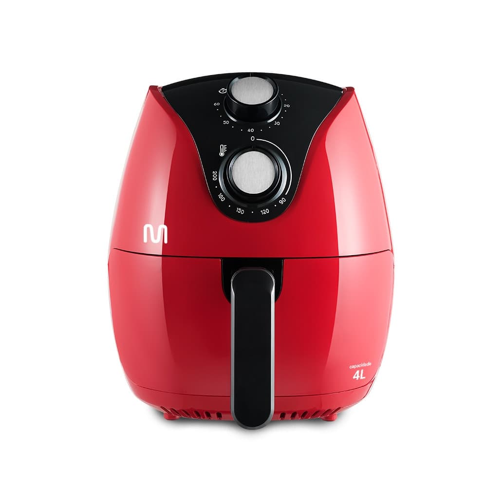 Fritadeira Elétrica sem óleo Air Fryer 220V 4L 1500W Vermelha Multi - GO204OUT [Reembalado]