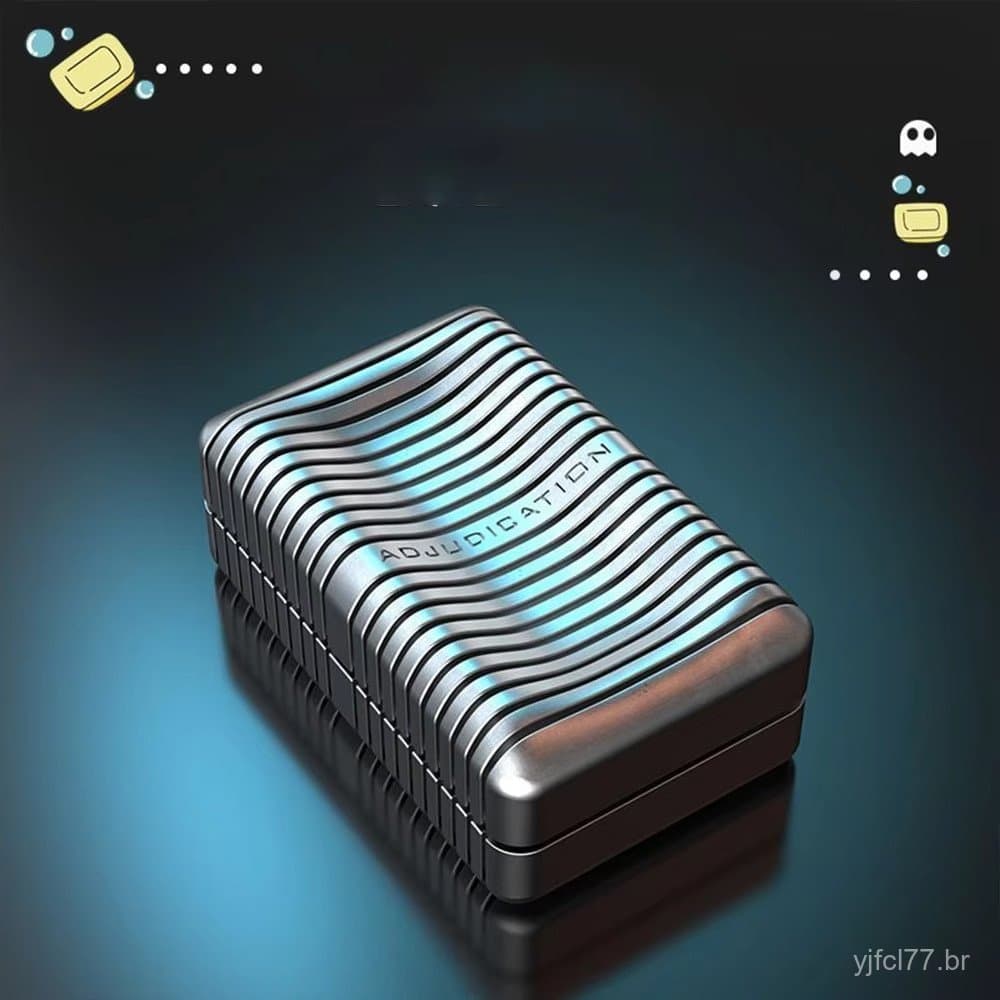 Spinner de dedo EDC de 1 peça, brinquedo sensorial anti-stress de metal, brinquedo de mesa para foco e alívio do TDAH co