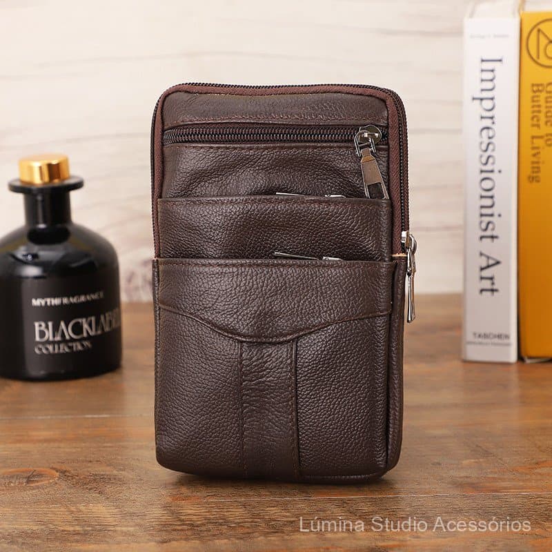 Bolsa transversal grande para uso em viagens de negócios e em ambientes oficiais, adequada para viagens e feiras noturna