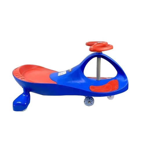 Carrinho Infantil Passeio Seguro Divertido Colorido Rodas Estaveis Azul Vermelho