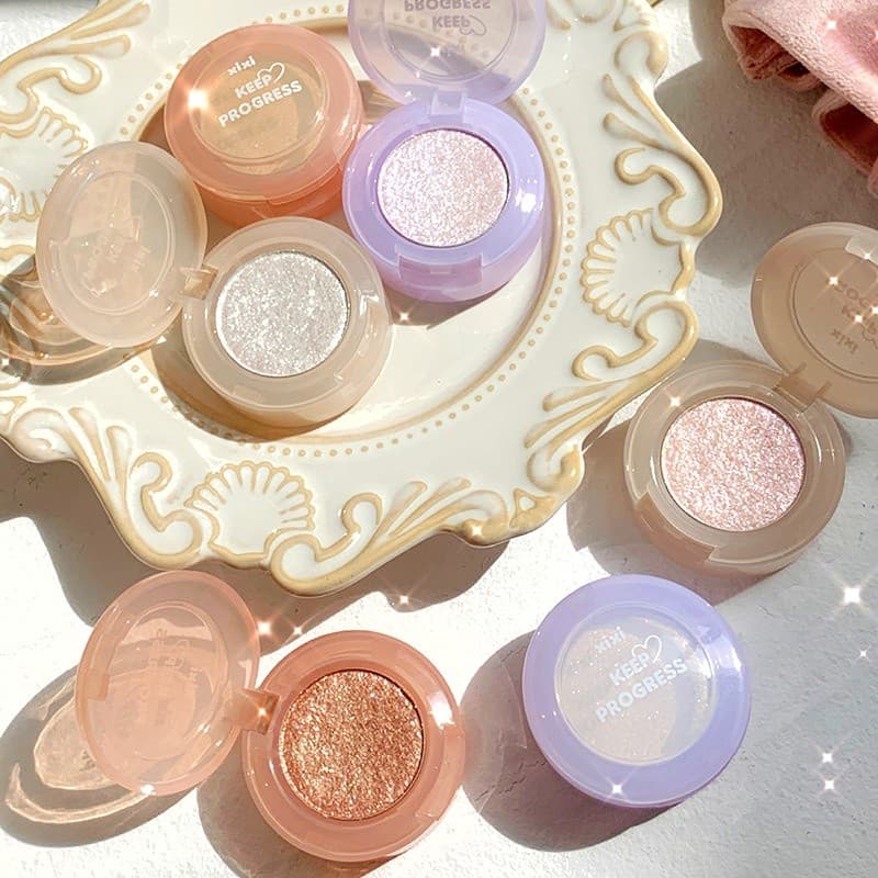 Lâmpada De Luz Monocromática Com Efeito De Sombra Para Os Olhos , Maquiagem Em Tom Terra , Nude Tipo Pérola Iniciantes ,