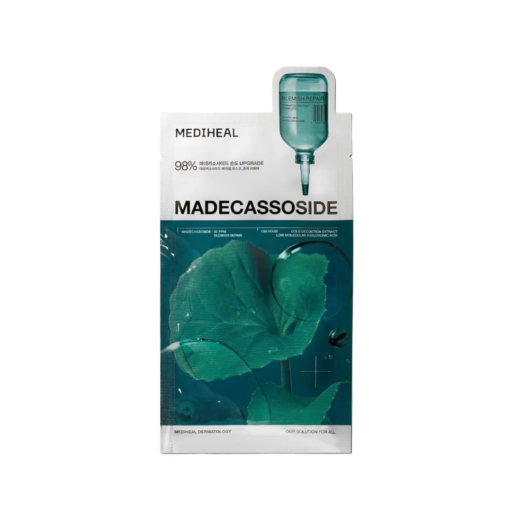 [mediheal] Máscara Essencial Madecassoside , 10pcs/Facial Coreana/Fórmula Rejuvenescedora/100 % Genuína Da borasworad