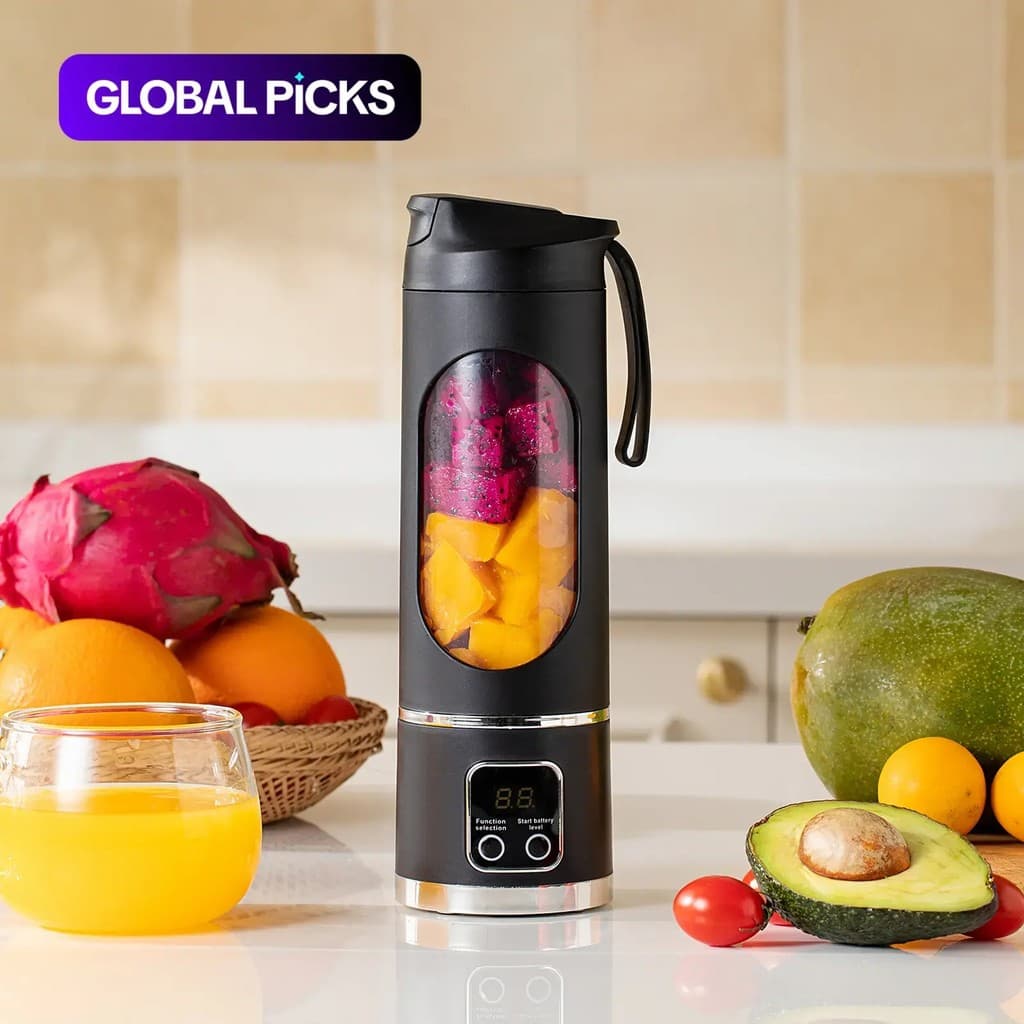 Liquidificador e Espremedor Portátil Recarregável por USB, Espremedor de Frutas e Vegetais, Eletrodomésticos de Cozinha