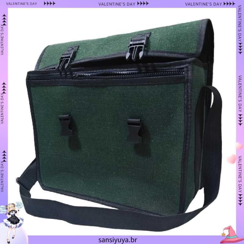 Bolsa de ferramentas tipo zíper, lona espessada, resistente ao desgaste, ferramentas de Hardware para reparo de eletrici