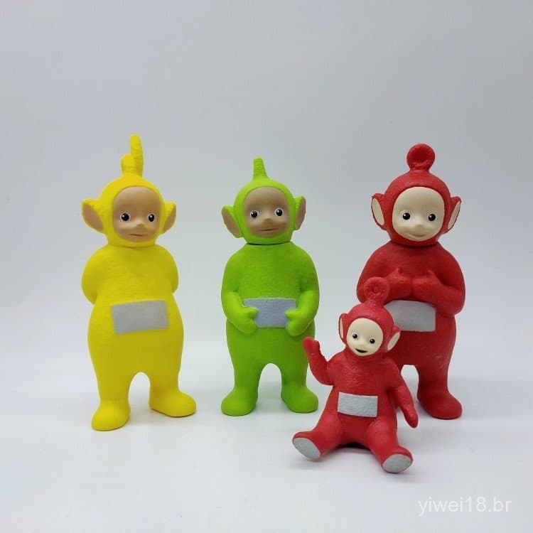 Figuras Soltas Populares 2025: Bonecos Teletubbies Dintin, Dicci, Lala, Bobo, Figuras de Ação, Brinquedos, Estatuetas, D
