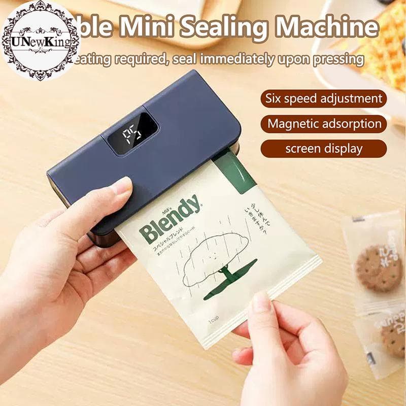 UNewKing Mini Selador De Sacos Plásticos 2 Em 1 Máquina Seladora De Calor Portátil Paage Se br