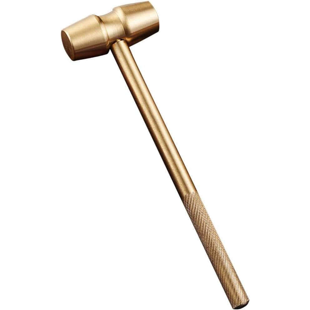 Martelo Pequeno de Latão e Mini Ferramenta de Martelo, Martelo de Latão de 5,5 Polegadas para Joalheiros, para Fabricaçã