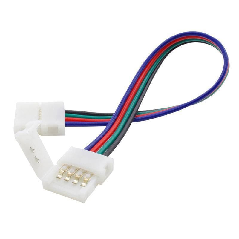 Conector De Tira LED RGB PROTE 4Pin 10mm Para 5050 SMD , Sem Necessidade De Solda BR