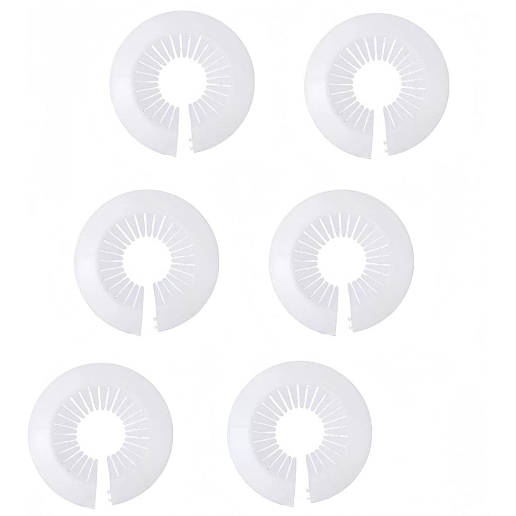 6 Peças de Placas de Cobertura para Encanamento de 2,36-3,0 Polegadas, Anéis de Acabamento para Tubos de Flange, Cobertu