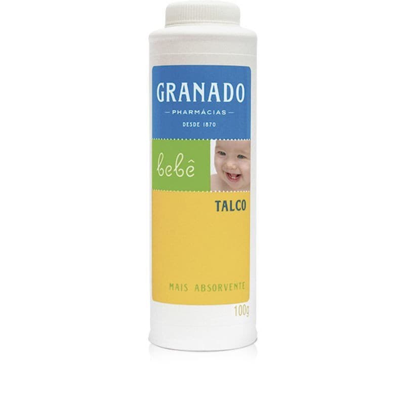 Talco Bebê Granado 100g Proteção Contra Assaduras Pele Delicada