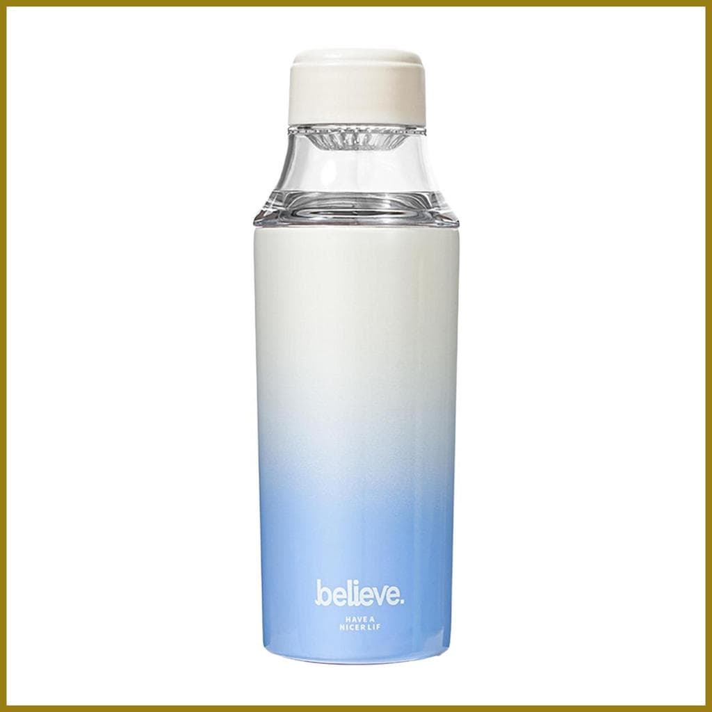 Garrafas Isoladas 450ml Gradiente À Prova De Vazamento Com Filtro De Chá Garrafa De Água De Academia Copos Para Beber Es