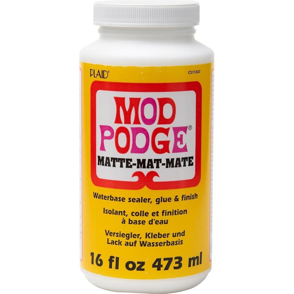 Selante, Cola e Acabamento à Base de Água Mod Podge (16 Onças), CS11302 Acabamento Fosco, 1 Pacote 2H9Y YX5V