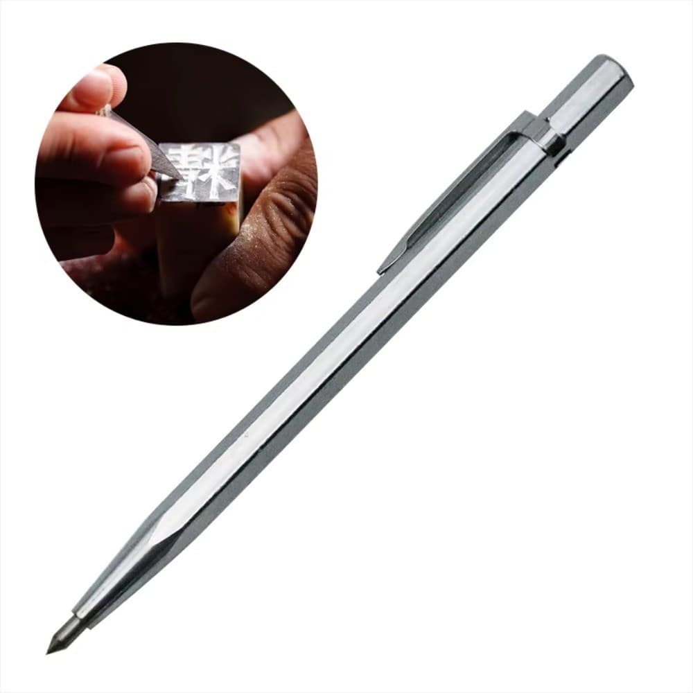 Caneta De Gravação De Marcador De metal Diamante , stylus De Carboneto De Tungstênio Para Vidro , Cerâmica , Madeira , F
