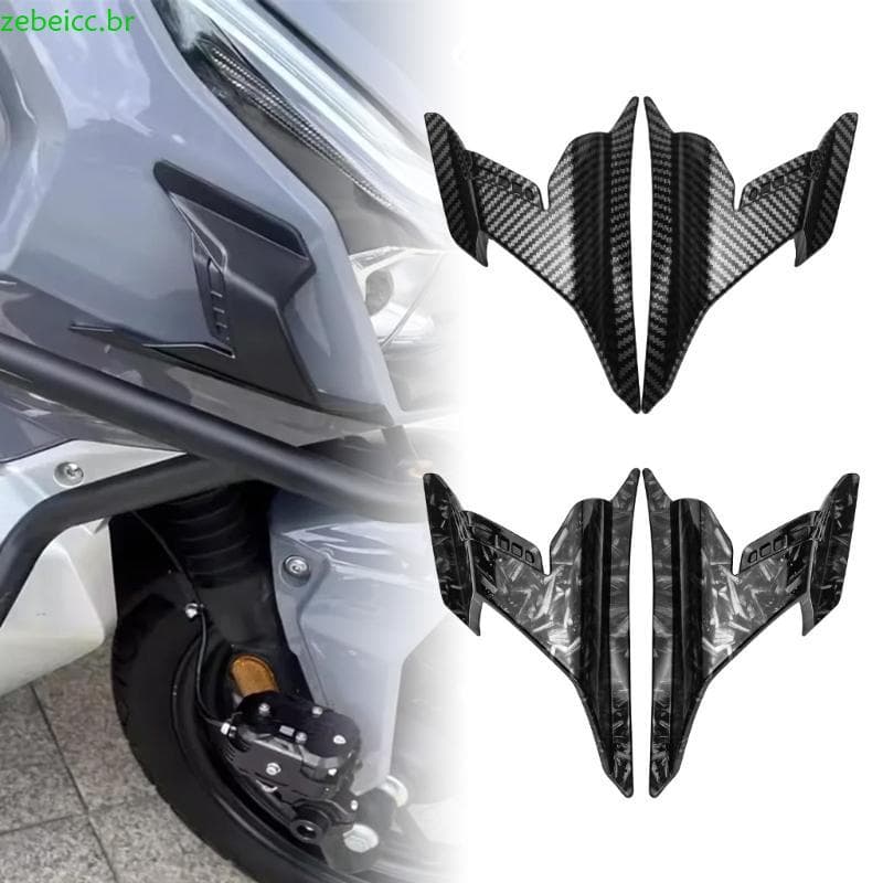 zebeicc ABS Winglets Acessório Carenagem Da Motocicleta Pára-Brisa Asa Capa Protetores Para Moto ADV160 2022