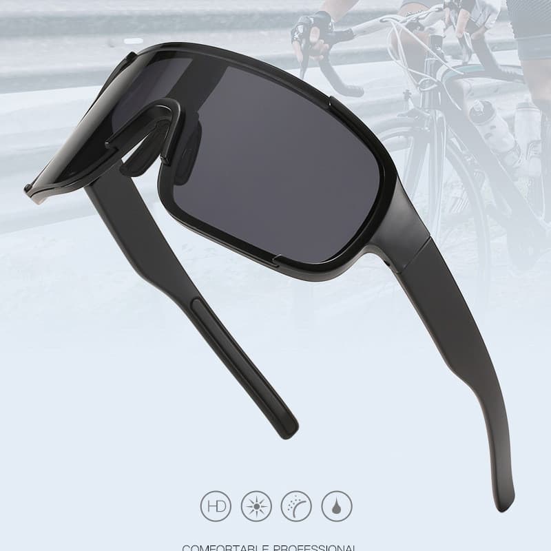 Óculos de sol para ciclismo ao ar livre, óculos de sol à prova de vento para bicicleta, lente de mercúrio, óculos de sol