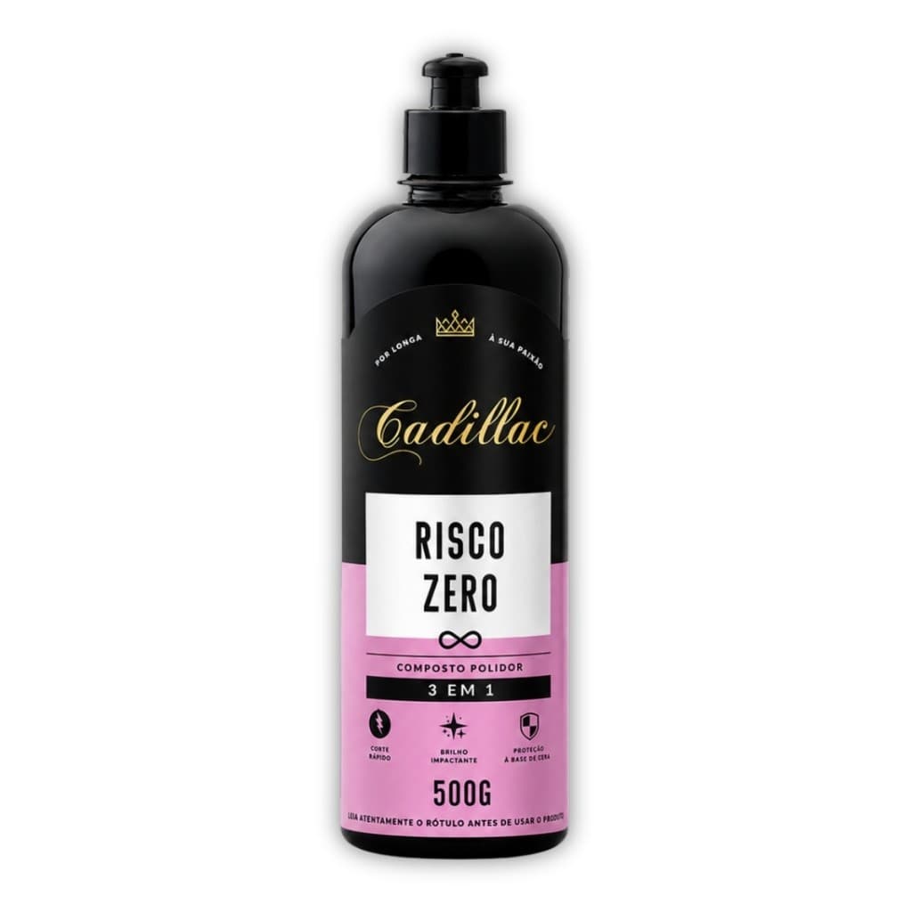 Composto Polidor Risco Zero 3 em 1 Cadillac 500g Brilho