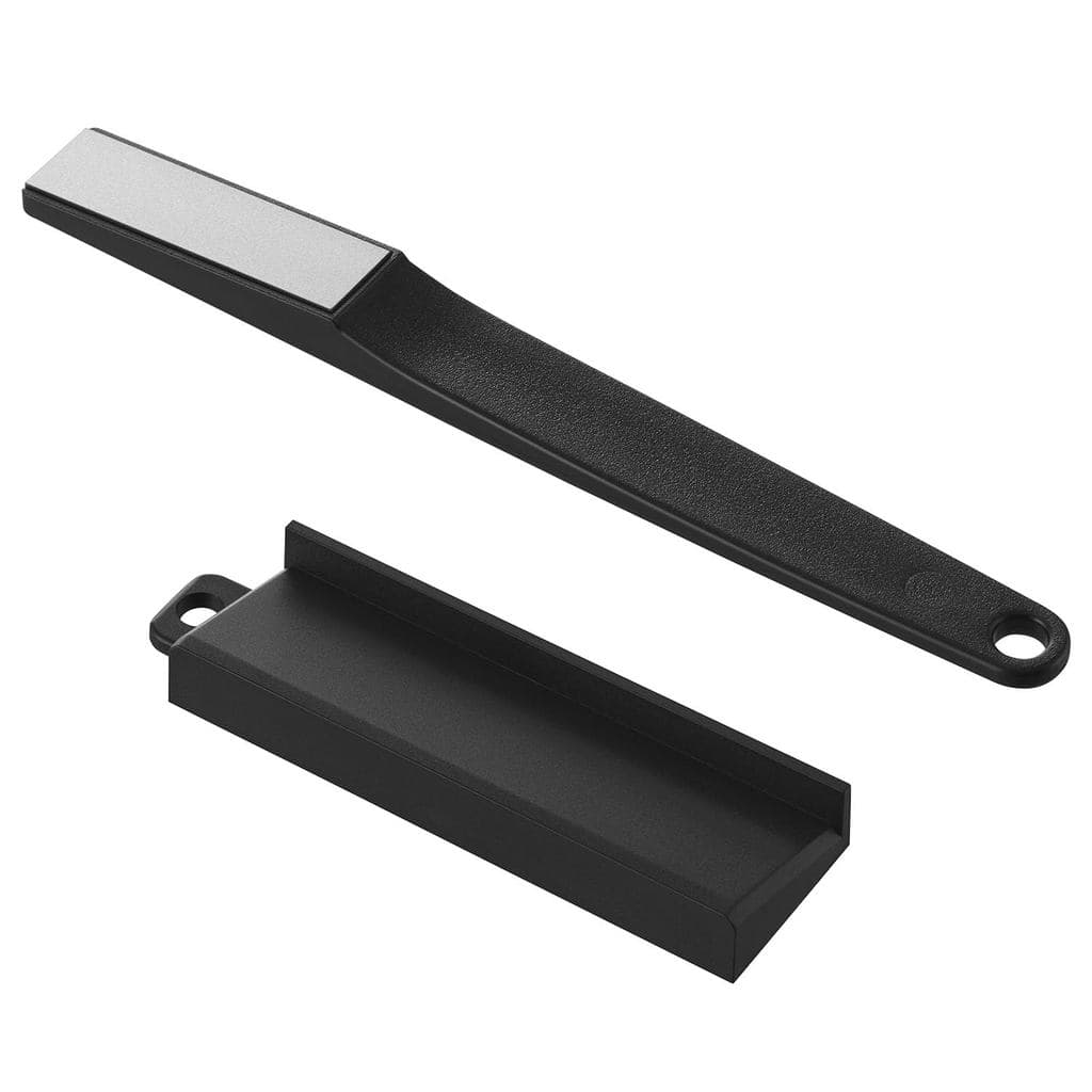 Afiador de facas de cerâmica Yamazaki Jitsugyo Afiador preto W16 x D1 x H157cm Afiador de facas em torre Cerâmica apenas em formato de bastão feito
