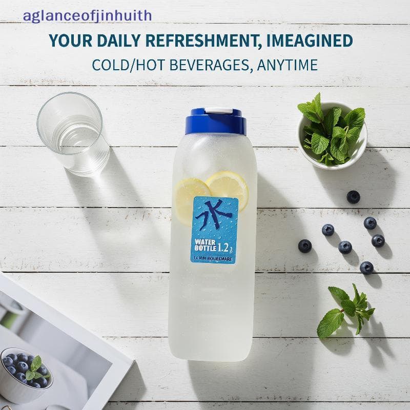 [aglanceofjinhui] Jarra De Água De Plástico De Grande Capacidade Com Tampa Dispensador De Suco Portátil Sem BPA Para Uso