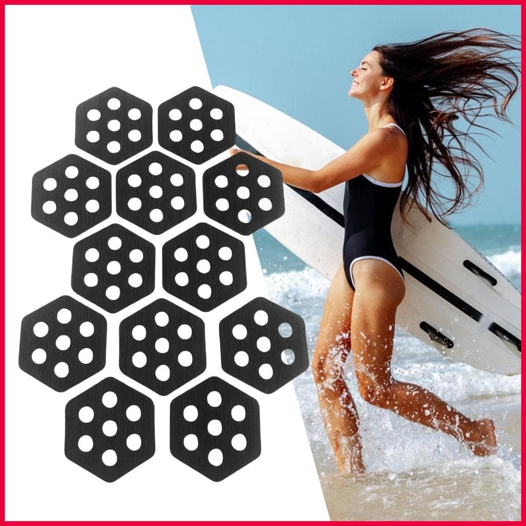 Almofada De Tração Para Prancha De Surf , Equipamento Acessórios Esportes Aquáticos , Antiderrapante , 12 Peças , Hexago