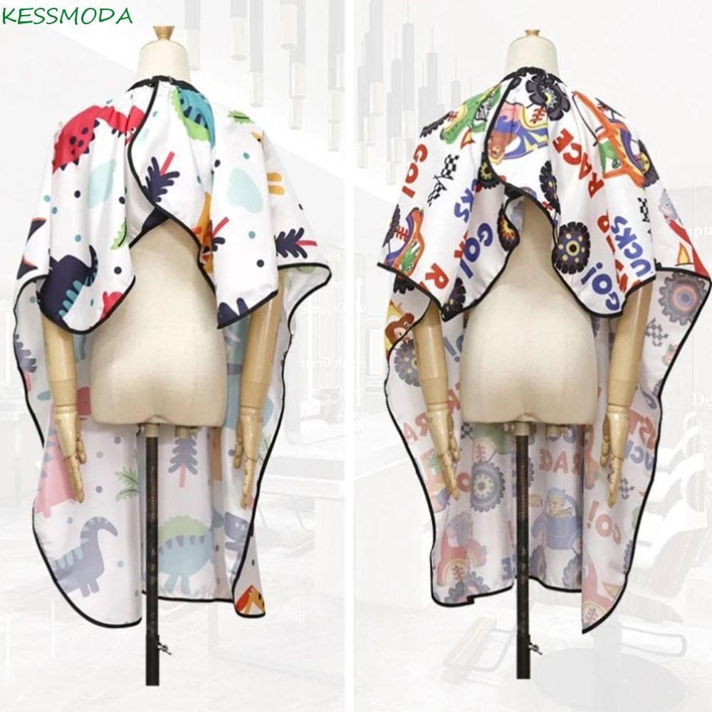 Kesselmanmoda Capa De Cabeleireiro Infantil , Macia De Barbeiro Para Salão De Beleza Corte De Cabelo De Desenho Animado