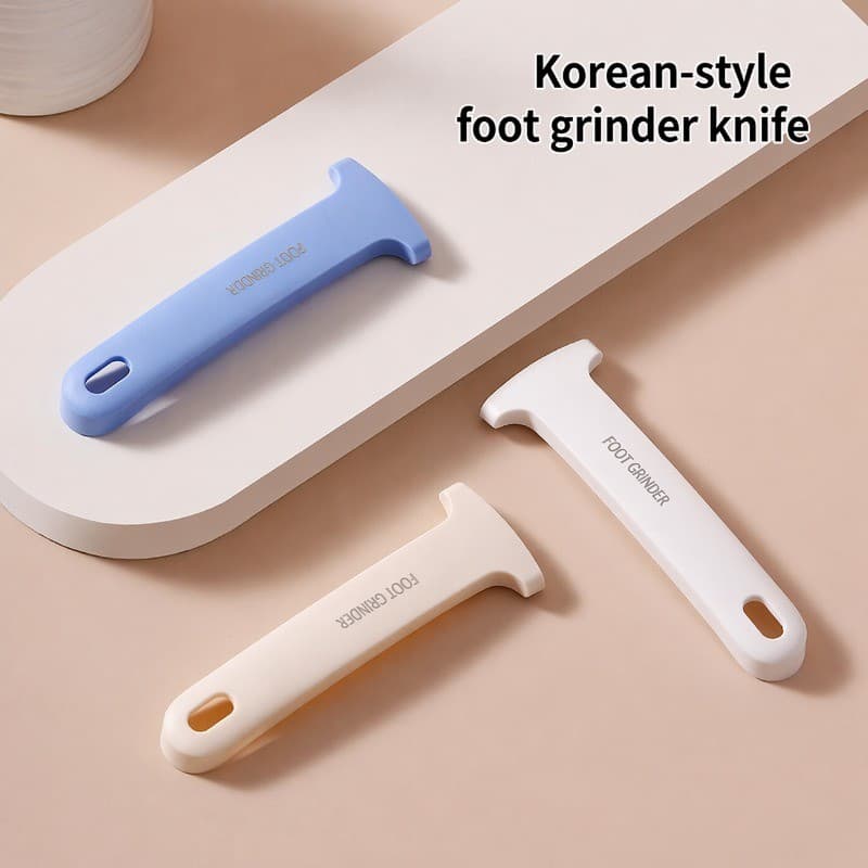 Barbeador De Pés Coreano Para Pedicure , Lâmina De Aço Segura , Removedor De Calos De Pele Morta , Cabo PP Ergonômico Ca