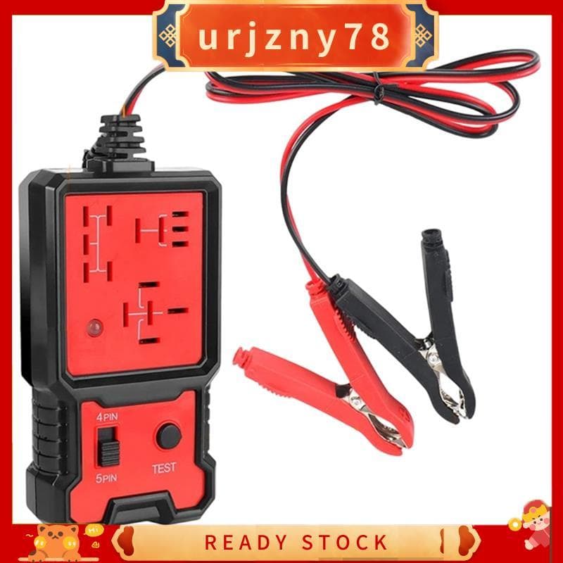 Testador De Bateria De Carro 12V , Instrumento De Teste De Relé Eletrônico Automotivo , Indicador LED , Universal , Ferr