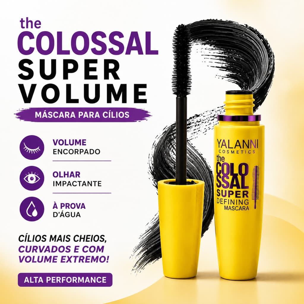Rímel The Colossal- Máscara de Cílios Yalanni