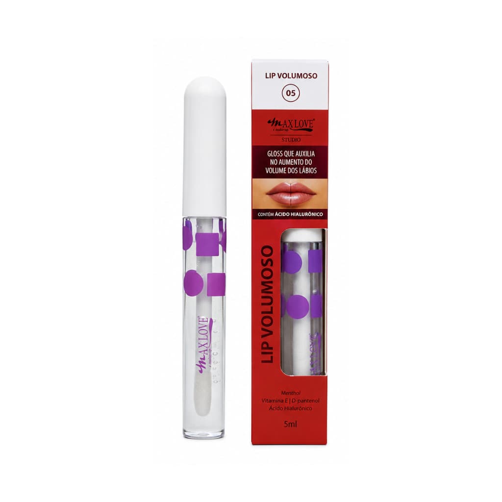 GLOSS LIP VOLUMOSO N05 MAX LOVE UNIDADE COD.1857
