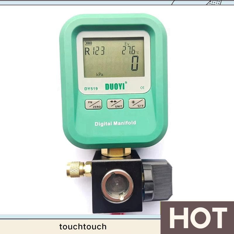 Medidor De Pressão De Refrigeração , Enchimento De Flúor Vácuo Para Ar HVAC touchtouch1 . br