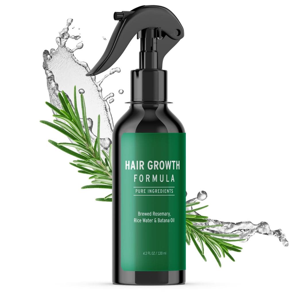 Spray de Água de Alecrim para Crescimento Capilar, Spray Capilar de Alecrim para Crescimento Capilar com Água de Arroz e