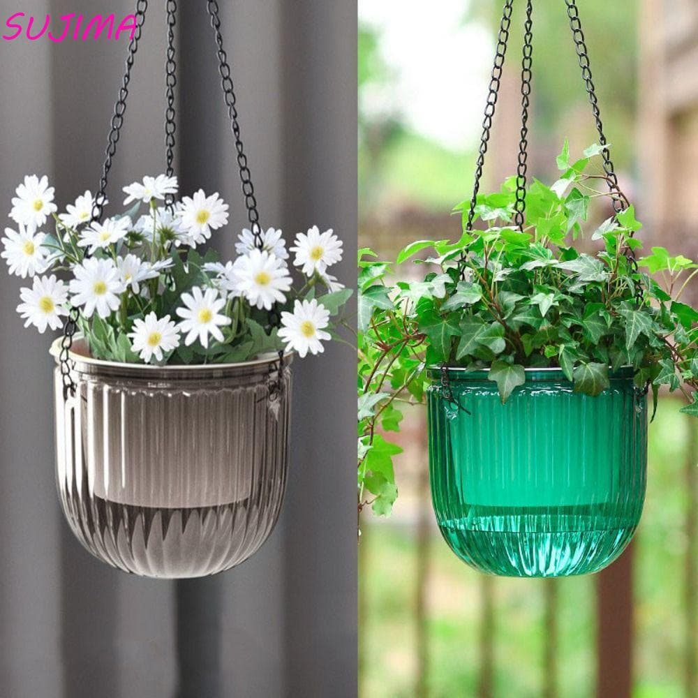 Vaso De Flores , Cesta Suspensa , Hidropônico , Cultura De Solo , Plástico , Autoabsorvente Suspensão De Água