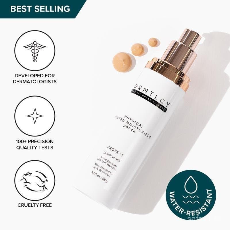 DRMTLGY Creme Hidratante Corretivo Físico com Protetor Solar à Prova d'Água SPF442Ounce XYDT