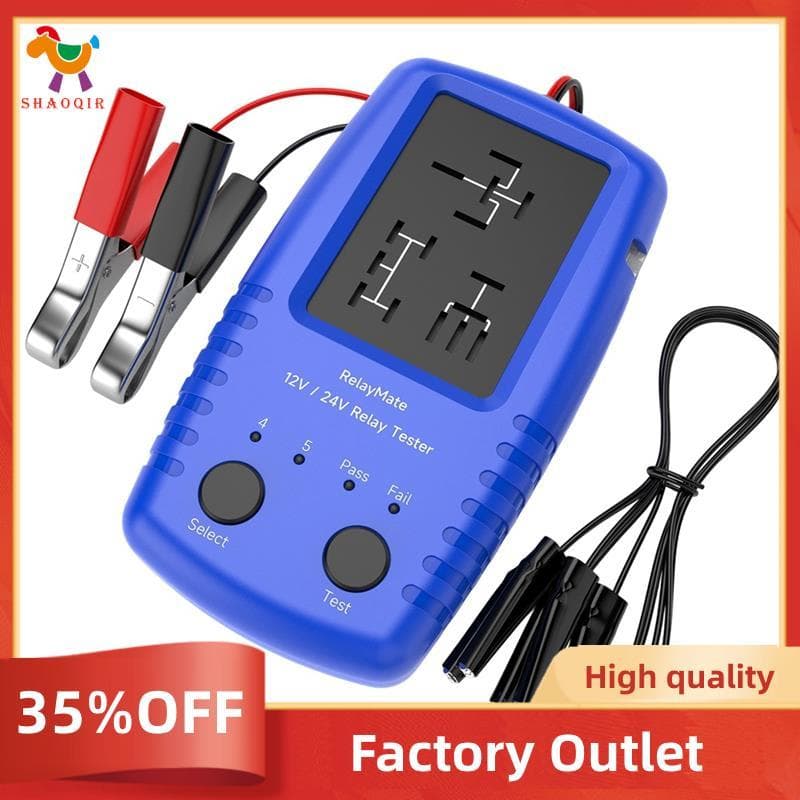 RelayMate RT360 12V 24V Testador De Relé De Carro Eletrônico Detector Automotivo 4PIN 5PIN Ferramenta De Diagnóstico