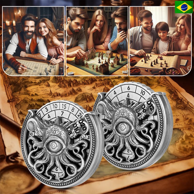 Caixa de Relógio de Dados com Pingente Magic: The Gathering |     Cinto de Metal Vintage com Dragão Oriental |     Jogo