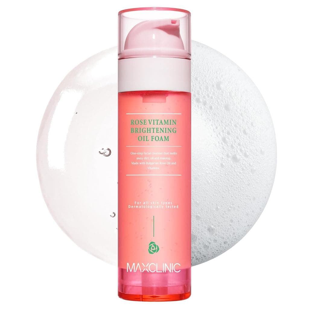 MAXCLINIC K Beauty Óleo de Rosa com Vitamina para Transformar em Espuma - Limpador Facial para Remover Maquiagem |   Min