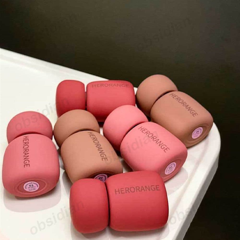 HERORANGE Deep Lip Cover Lip Gloss Lip Balm Lip Gloss Mask-friendly Lip Gloss N Hyaluronic Acid Matte Lip Gloss
