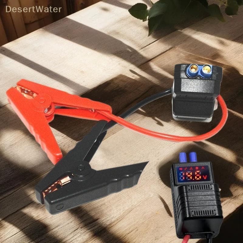 < DesertW > 1 Pçs Braçadeira Inteligente Impulsionador 650A 12V Conexão Anti Reversa Clipe De Cabo De Ligação De Emergên