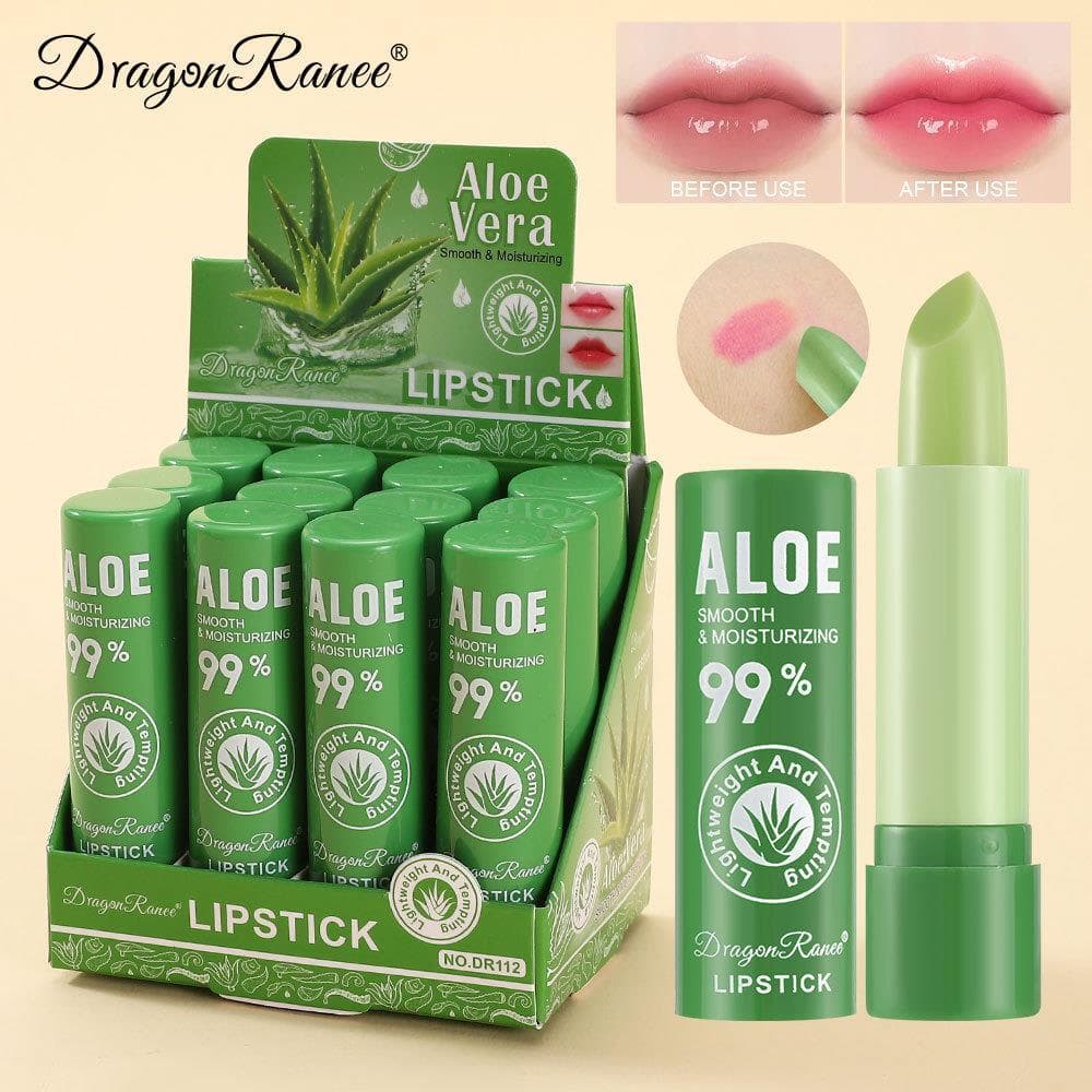 Genuíno novo estilo bálsamo labial feminino hidratante hidratante Dudu lábio mudança de cor batom de rosto liso frutas b