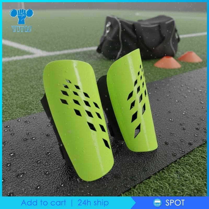 [Yitis] Caneleira De Futebol Adulto , Concha Espessada , Protetor De Caneleiras Ventiladas , Suporte Para Uso Em Jogos D