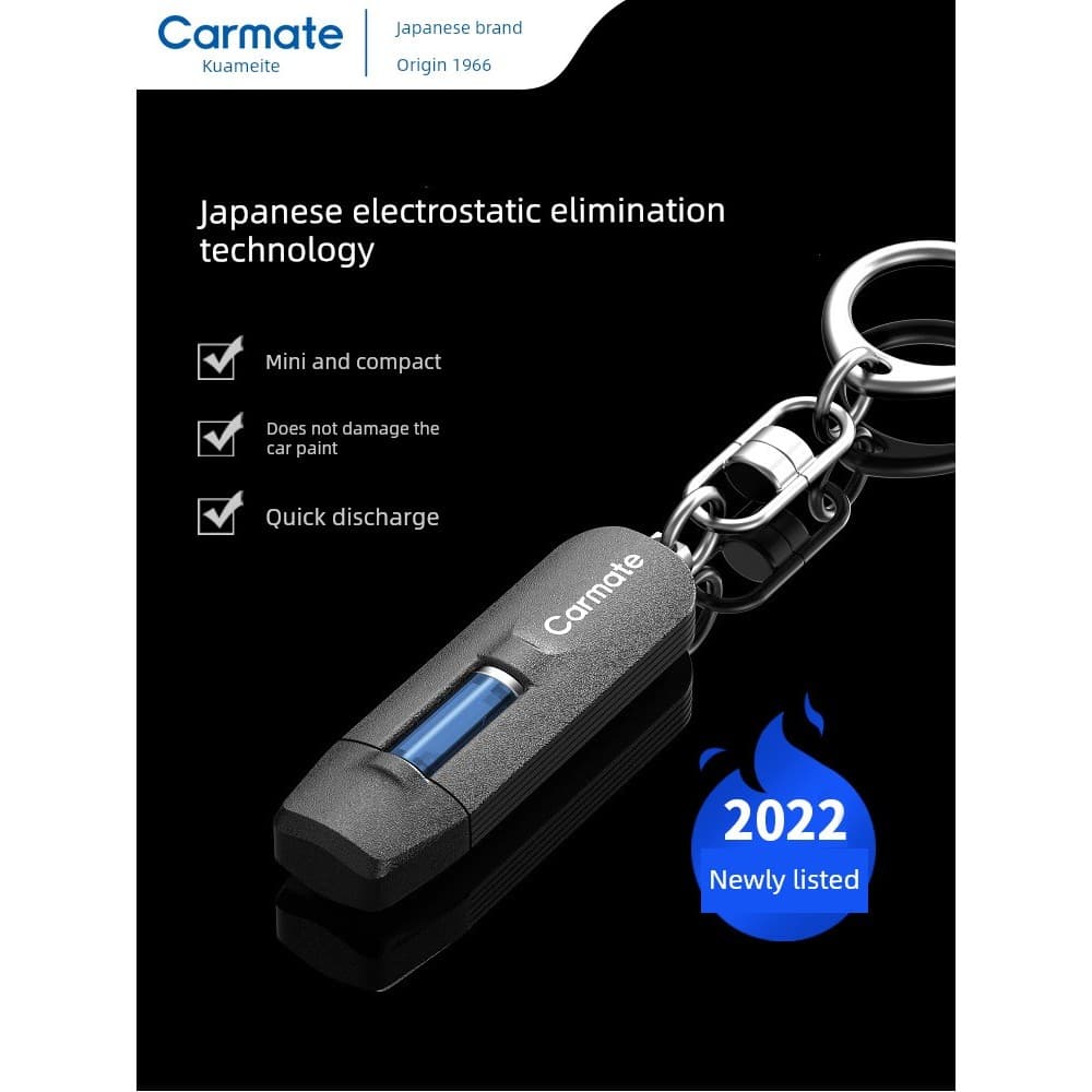 Eliminador estático rápido do carro Mete liberação do corpo eliminar ferramenta útil estática Anti-carro estático chavei