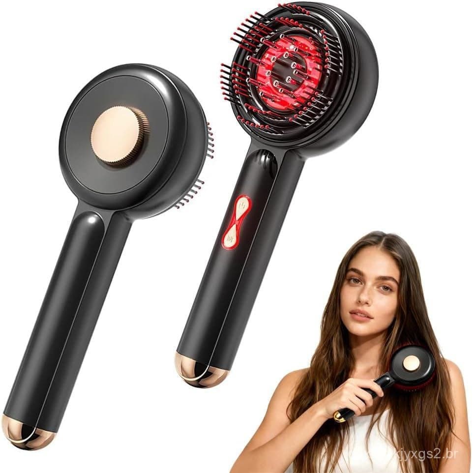 Massageador Capilar 3 em 1, Massageador Elétrico para Couro Cabeludo, Adequado para Homens e Mulheres, Aplicador de Óleo