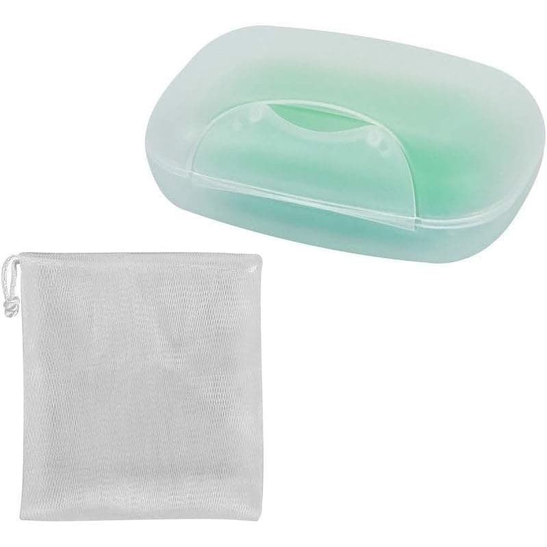 Suporte para Sabonete, Porta-Sabonete, Estojo Protetor de Sabonete para Banheiro, Camping, Academia, 1 Unidade (Transpar